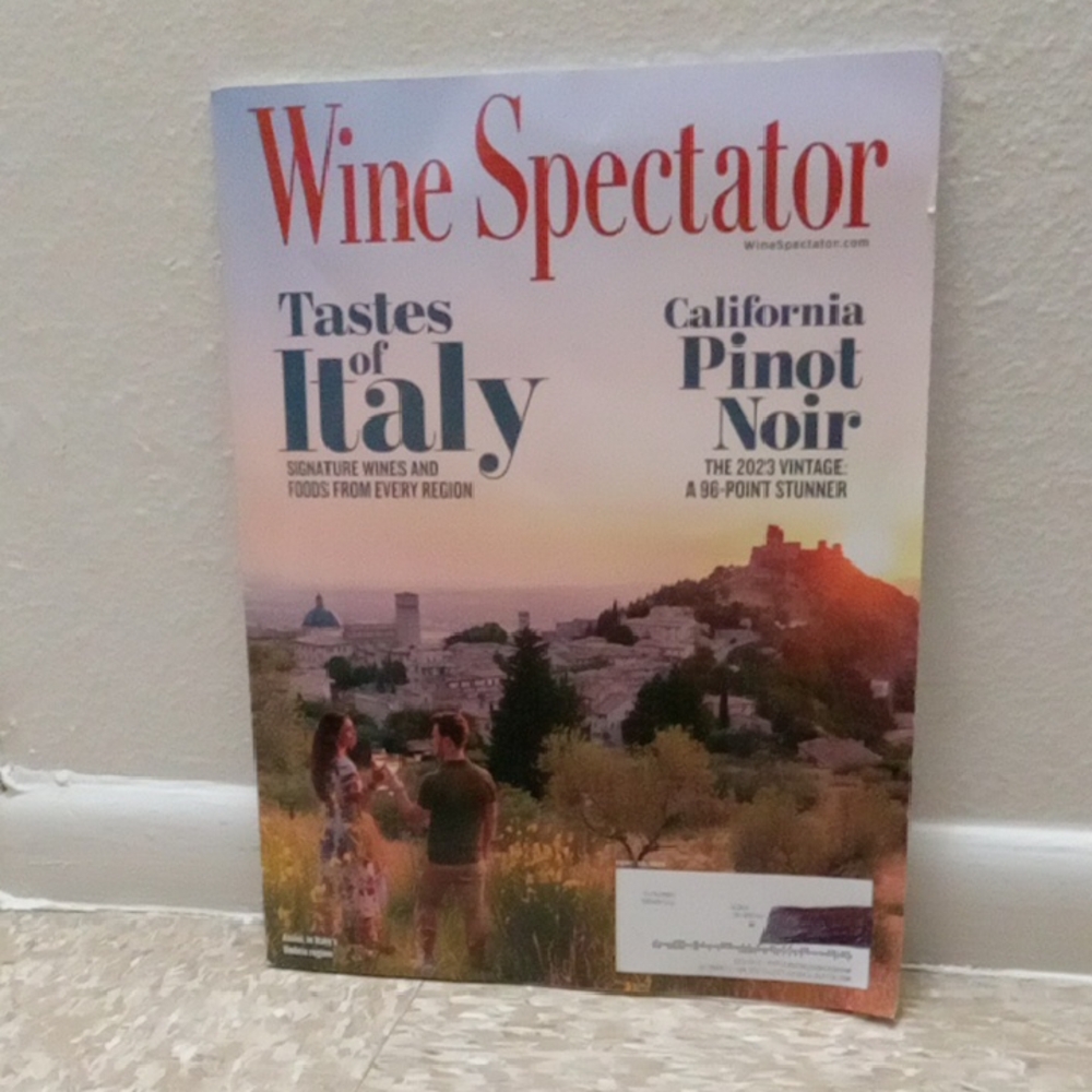 Wine Spectator "Tastes Of Italy" August 2025 Magazine